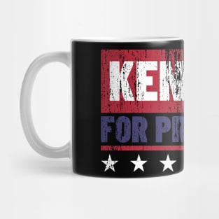 Kennedy For President v5 Vintage Mug